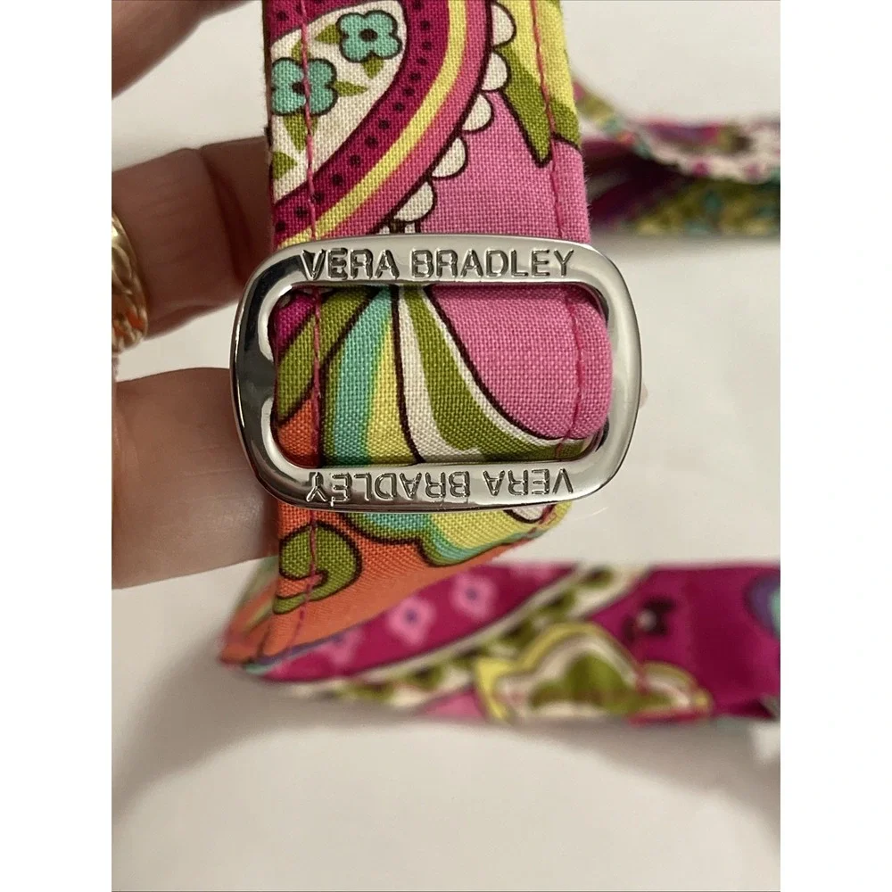 NWOT Vera Bradley Pink Paisley Crossbody / Shoulder Adjustable Strap  Purse Bag‎